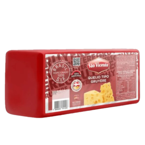 Queijo Gruyere Forma São Vicente barra 3kg - São Vicente