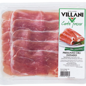 Presunto Fatiado 250G -  Villanni  ( Linha Presunto Cru)