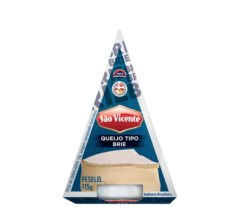Queijo Tipo Brie Triangulo – São Vicente