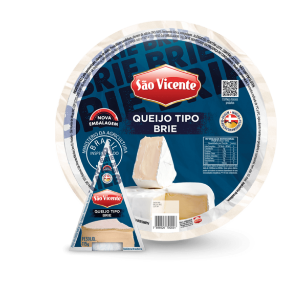 Queijo Tipo Brie forma - São Vicente