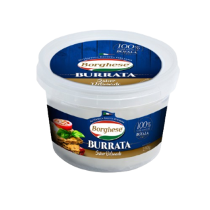 Queijo Burrata 200G – Borghese (100% Leite de Bufala)