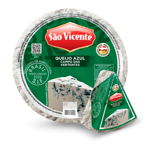 Queijo Azul forma (tipo gorgonzola) - São Vicente